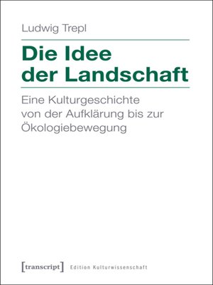cover image of Die Idee der Landschaft